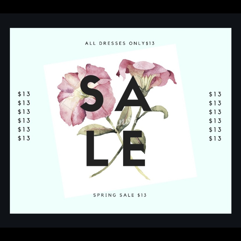 SPRING SALE!!!!!!!